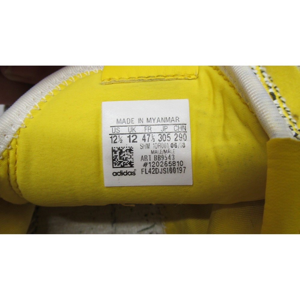 Adidas Pharrell Williams Human Race Yellow Sneakers Shoes BB9543 Size 12.5 - Picture 5 of 9